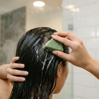1. Wet Your Scalp